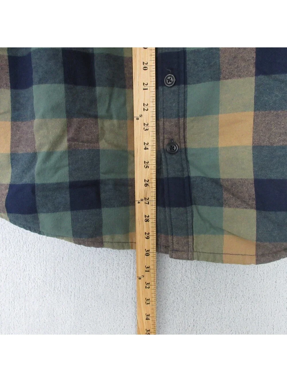 J.Crew Sherpa Lined Flannel Shirt Jacket Mens M Plaid Shacket Green Blue